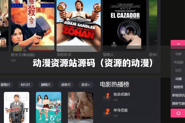 动漫资源站源码（资源的动漫）
