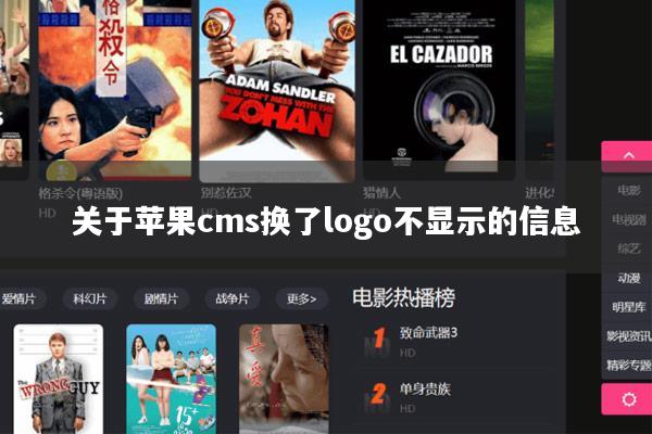 关于苹果cms换了logo不显示的信息