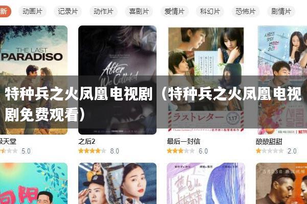 特种兵之火凤凰电视剧（特种兵之火凤凰电视剧免费观看）