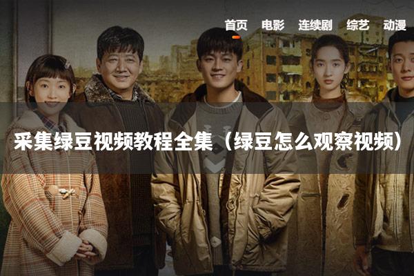 采集绿豆视频教程全集（绿豆怎么观察视频）