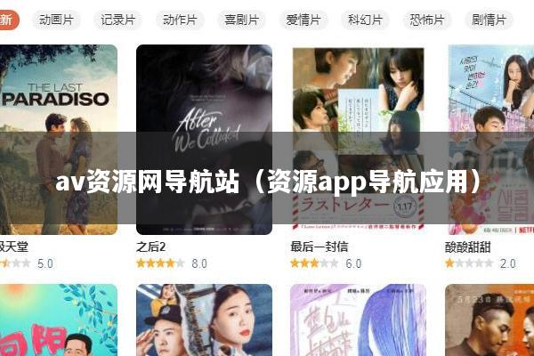 av资源网导航站(资源app导航应用)