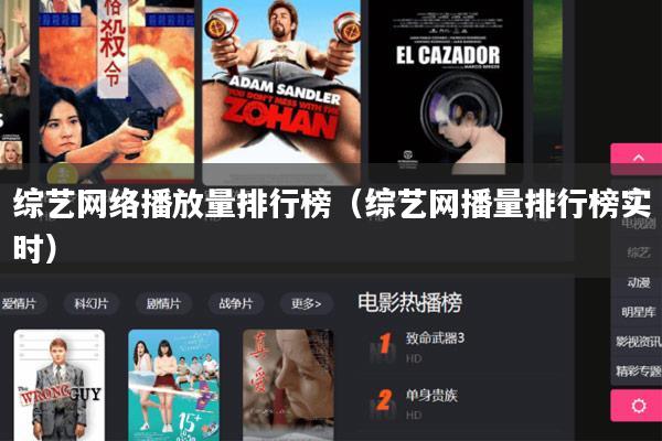 综艺网络播放量排行榜（综艺网播量排行榜实时）