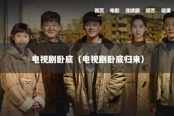 电视剧卧底（电视剧卧底归来）